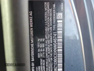 2022 Toyota Supra 3.0 z VIN WZ1DB0C0XNW046741, wystawiony jako Copart lot #43457735 z przebiegiem Nie podano mil oraz Szkody całkowita. Historia ofert i sprzedaży dostępna na DreamBid. Obrazek 14.