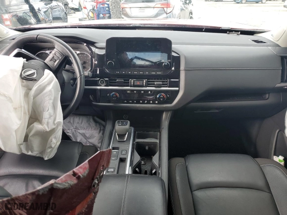 2022 Nissan Pathfinder SL with VIN 5N1DR3CB6NC235624, listed as a Copart auction lot 43662183 with 0 mi miles and Salvage Title. Bid and sale history available at carsss.com. Image 8.