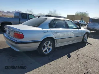 2001 BMW 7 Series 740iL with VIN WBAGH83401DP17901, listed as a Copart auction lot 75211414 with 0 mi miles and Salvage Title. Bid and sale history available at carsss.com. Image 3.