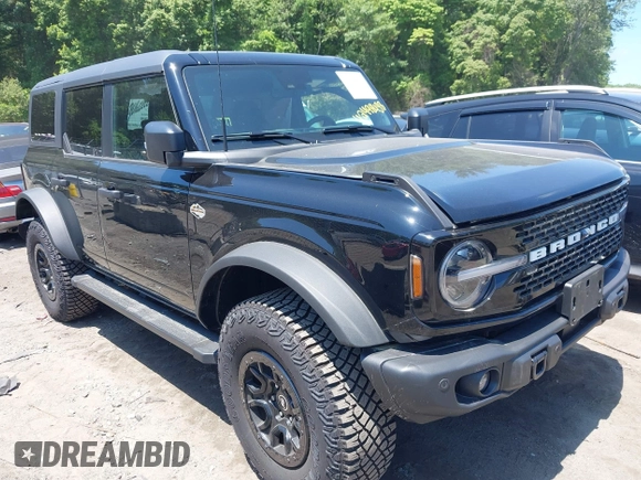 2023 Ford Bronco с VIN 1FMEE5DP6PLB86854, выставлен на аукционе IAAI как лот 42498438 с пробегом 9 225 миль миль и . История ставок и продаж доступна на DreamBid. Изображение 1.