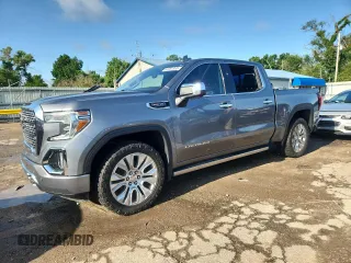 2020 GMC Sierra 1500 Denali with VIN 1GTU9FEL6LZ149350, listed as a Copart auction lot 61391935 with 54,346 mi miles and Salvage title. Bid and sale history available at DreamBid. Image 1.