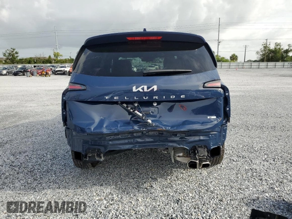 2024 Kia Telluride EX with VIN 5XYP3DGC1RG471384, listed as a Copart auction lot 59708035 with 8,388 mi miles and Salvage title. Bid and sale history available at DreamBid. Image 6.