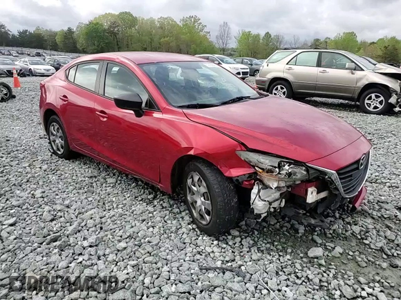 2015 Mazda 3 i SV with VIN JM1BM1T76F1232259, listed as a Copart auction lot 52756435 with 106,336 mi miles and Salvage Title. Bid and sale history available at DreamBid. Image 11.