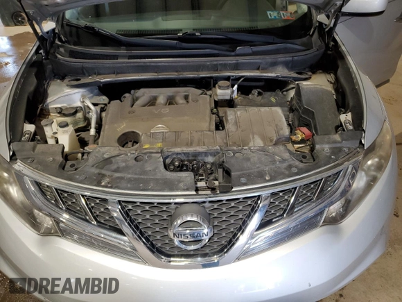 2013 Nissan Murano SV with VIN JN8AZ1MW2DW309037, listed as a Copart auction lot 52385505 with 119,555 mi miles and Salvage Title. Bid and sale history available at DreamBid. Image 12.
