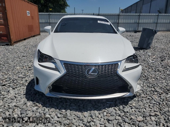 2015 Lexus RC 350 F Sport with VIN JTHHE5BC4F5004264, listed as a Copart auction lot 52915515 with 86,043 mi miles and Salvage title. Bid and sale history available at DreamBid. Image 5.