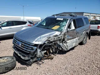 2021 Ford Expedition XL z VIN 1FMJU1GT4MEA02921, wystawiony jako Copart lot #55717494 z przebiegiem Nie podano mil oraz Szkoda całkowita • Salvage title. Historia ofert i sprzedaży dostępna na DreamBid. Obrazek 1.
