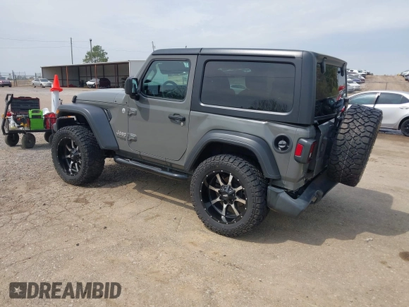 2021 Jeep Wrangler Sport z VIN 1C4GJXAN3MW550665, wystawiony jako IAAI lot #41902279 z przebiegiem 32 250 mil mil oraz . Historia ofert i sprzedaży dostępna na DreamBid. Obrazek 3.