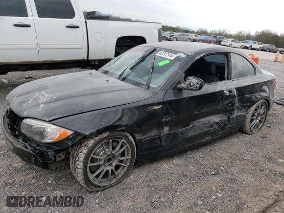 2013 BMW 1 Series 135i with VIN WBAUC9C55DVM13414, listed as a Copart auction lot 48747914 with 106,214 mi miles and Salvage title. Bid and sale history available at DreamBid. Image 1.