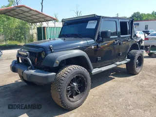 2015 Jeep Wrangler Unlimited Sport with VIN 1C4BJWDG2FL518487, listed as a IAAI auction lot 42593022 with 161,991 mi miles and . Bid and sale history available at DreamBid. Image 17.