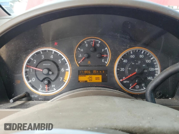 2011 Nissan Titan SE with VIN 1N6BA0CH7BN314562, listed as a Copart auction lot 45399375 with 171,806 mi miles and Salvage Title. Bid and sale history available at carsss.com. Image 9.