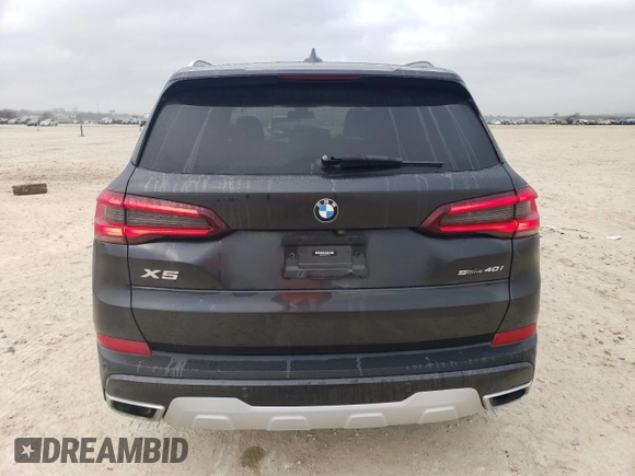 2021 BMW X5 sDrive40i with VIN 5UXCR4C09M9F79014, listed as a Copart auction lot 43667255 with 54,431 mi miles and Salvage Title. Bid and sale history available at carsss.com. Image 6.