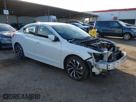 2016 Acura ILX w/Premium/A-SPEC Pkg with VIN 19UDE2F82GA016380, listed as a IAAI auction lot 41262198 with 55,656 mi miles. Bid and sale history available at carsss.com. Image 1.