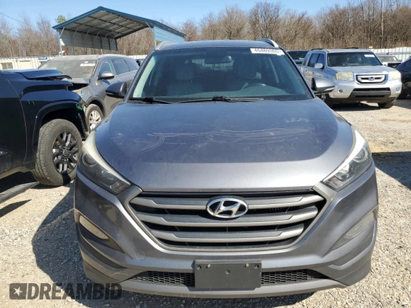 2016 Hyundai Tucson Sport with VIN KM8J33A21GU107702, listed as a Copart auction lot 46489365 with 112,534 mi miles and Salvage Title. Bid and sale history available at carsss.com. Image 5.