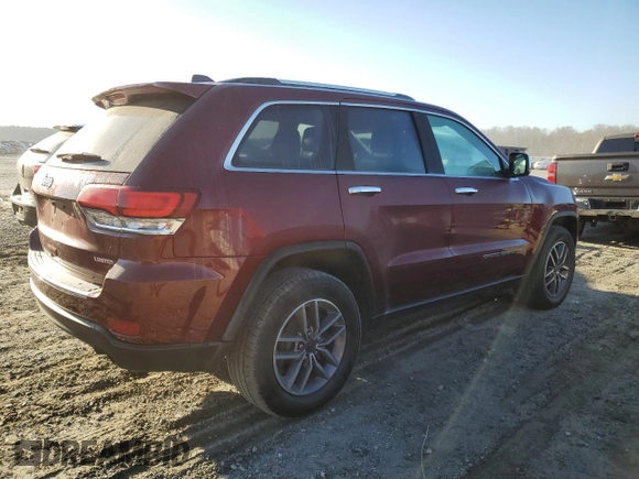 2020 Jeep Grand Cherokee Limited with VIN 1C4RJEBG0LC191241, listed as a Copart auction lot 46602305 with 72,018 mi miles and Salvage Title. Bid and sale history available at carsss.com. Image 3.