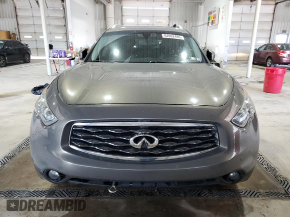 2009 Infiniti FX with VIN JNRAS18WX9M153861, listed as a Copart auction lot 64962495 with 257,999 mi miles and Salvage title. Bid and sale history available at DreamBid. Image 5.