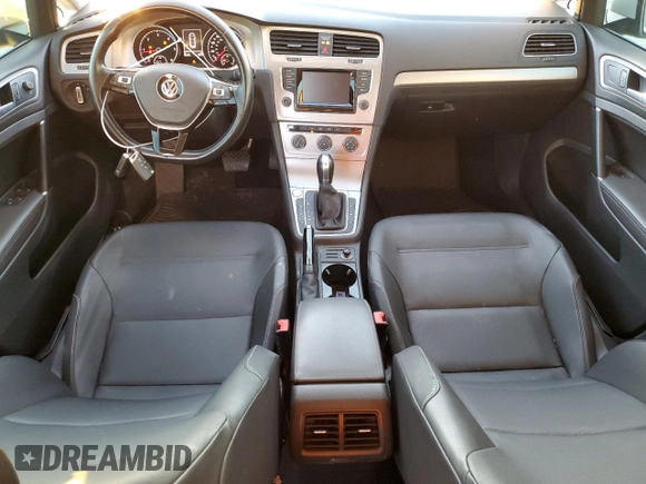 2015 Volkswagen Golf SE with VIN 3VWCA7AU1FM517119, listed as a Copart auction lot 80885134 with 62,106 mi miles and Salvage Title. Bid and sale history available at DreamBid. Image 8.