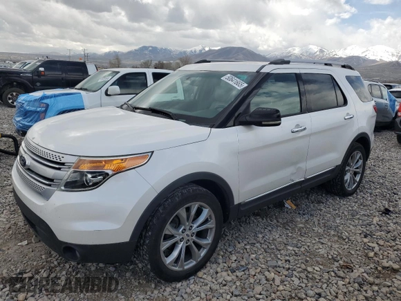 2013 Ford Explorer XLT with VIN 1FM5K8D86DGA79214, listed as a Copart auction lot 50641665 with 162,836 mi miles and Salvage Title. Bid and sale history available at carsss.com. Image 1.