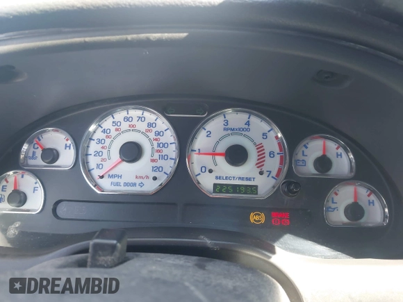 2002 Ford Mustang Standard with VIN 1FAFP40442F163921, listed as a IAAI auction lot 42050941 with 225,193 mi miles. Bid and sale history available at carsss.com. Image 7.