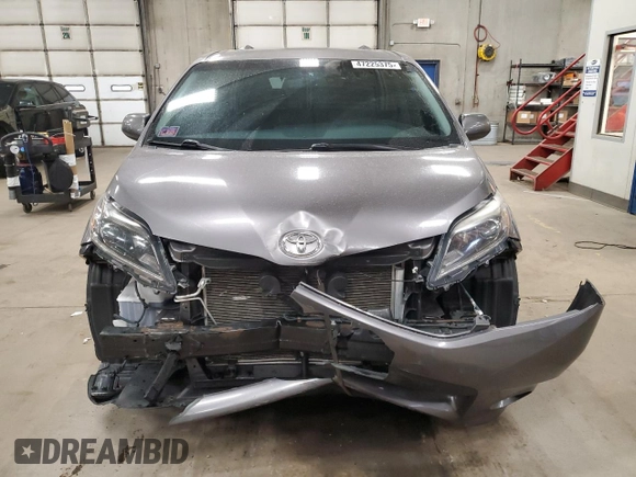 2016 Toyota Sienna SE with VIN 5TDXK3DC2GS750120, listed as a Copart auction lot 47225375 with 103,203 mi miles and Salvage title. Bid and sale history available at DreamBid. Image 5.