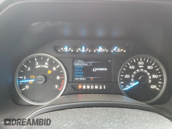 2017 Ford F-150 XL with VIN 1FTEW1CP4HKE13171, listed as a Copart auction lot 51895115 with 144,116 mi miles and Salvage Title. Bid and sale history available at carsss.com. Image 9.