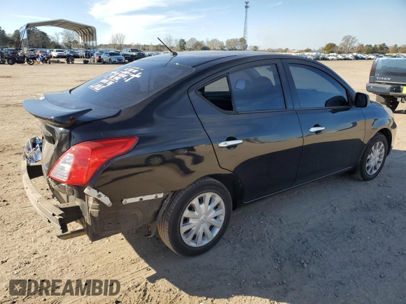 2014 Nissan Versa S with VIN 3N1CN7AP2EK451162, listed as a Copart auction lot 89150645 with 116,321 mi miles and Salvage Title. Bid and sale history available at DreamBid. Image 3.