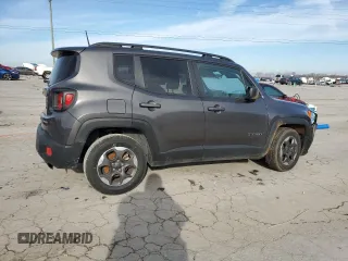 2018 Jeep Renegade Sport with VIN ZACCJAAB6JPG70163, listed as a Copart auction lot 45345065 with 89,540 mi miles and Salvage Title. Bid and sale history available at DreamBid. Image 3.