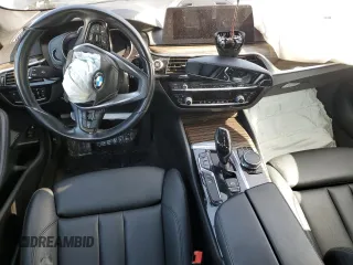 2018 BMW 5 Series 530e with VIN WBAJA9C53JB034157, listed as a Copart auction lot 54392415 with Not provided miles and Salvage title. Bid and sale history available at DreamBid. Image 8.