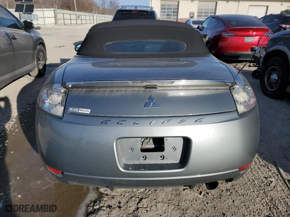 2007 Mitsubishi Eclipse GS with VIN 4A3AL25FX7E056476, listed as a Copart auction lot 83638744 with 96974 miles and Salvage Title. Bid and sale history available at carsss.com. Image 6.