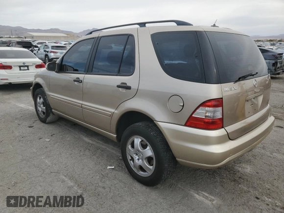2002 Mercedes-Benz M-Class with VIN 4JGAB54EX2A355722, listed as a Copart auction lot 79066764 with 170,858 mi miles and Salvage Title. Bid and sale history available at carsss.com. Image 2.
