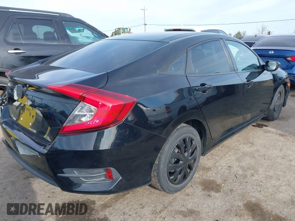 2016 Honda Civic Sedan LX with VIN 2HGFC2F54GH512058, listed as a IAAI auction lot 41818506 with 171,876 mi miles. Bid and sale history available at carsss.com. Image 4.