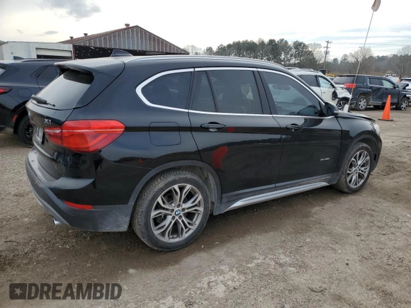 2016 BMW X1 xDrive28i with VIN WBXHT3C33GP883114, listed as a Copart auction lot 46583145 with 87,265 mi miles and Salvage Title. Bid and sale history available at carsss.com. Image 3.