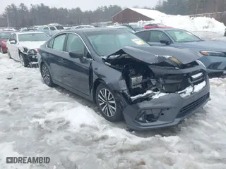 2018 Subaru Legacy Premium with VIN 4S3BNAD64J3021142, listed as a IAAI auction lot 41579108 with 98,974 mi miles. Bid and sale history available at carsss.com. Image 1.