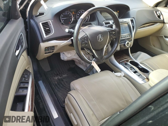 2019 Acura TLX Advance with VIN 19UUB2F89KA006687, listed as a Copart auction lot 82610554 with 41,345 mi miles and Salvage title. Bid and sale history available at DreamBid. Image 8.