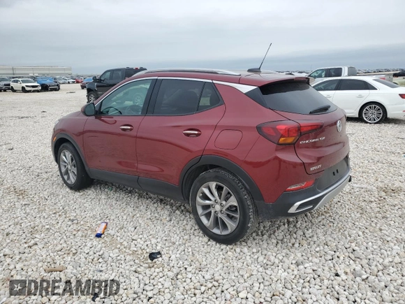 2023 Buick Encore GX Essence with VIN KL4MMFSLXPB122423, listed as a Copart auction lot 50461365 with 23,230 mi miles and Salvage title. Bid and sale history available at DreamBid. Image 2.