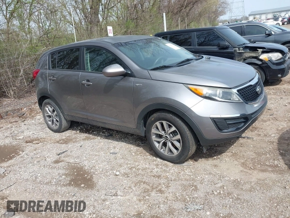 2015 Kia Sportage LX with VIN KNDPBCAC6F7790469, listed as a IAAI auction lot 41942732 with 74,612 mi miles and . Bid and sale history available at DreamBid. Image 1.