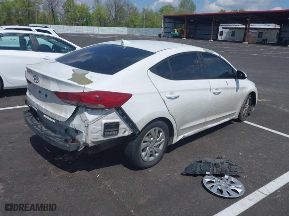 2017 Hyundai Elantra SE with VIN 5NPD74LF4HH209213, listed as a IAAI auction lot 42019358 with 175,095 mi miles. Bid and sale history available at carsss.com. Image 4.