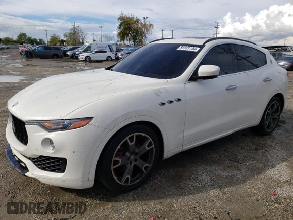 2017 Maserati Levante with VIN ZN661XUS2HX224996, listed as a Copart auction lot 81621103 with 75,779 mi miles. Bid and sale history available at carsss.com. Image 1.