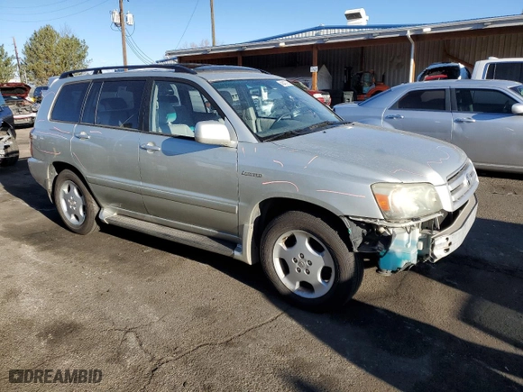2004 Toyota Highlander with VIN JTEDP21A040006172, listed as a Copart auction lot 48407935 with 128,292 mi miles and Salvage Title. Bid and sale history available at carsss.com. Image 4.