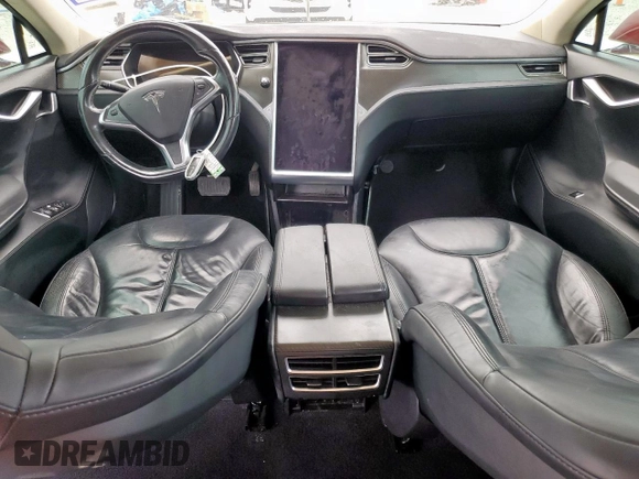 2014 Tesla Model S 60 with VIN 5YJSA1H11EFP43669, listed as a Copart auction lot 62368605 with Not provided miles and Salvage title. Bid and sale history available at DreamBid. Image 8.