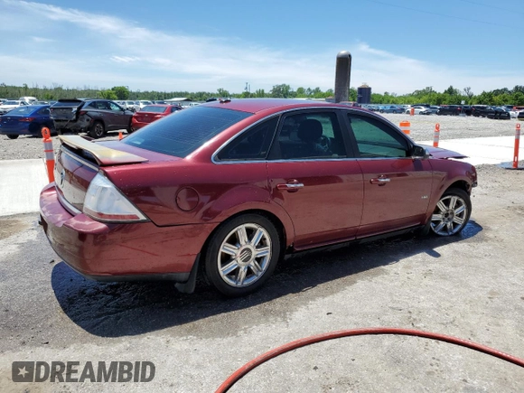 2008 Mercury Sable Premier with VIN 1MEHM42W38G625607, listed as a Copart auction lot 57874805 with 230,365 mi miles and Salvage title. Bid and sale history available at DreamBid. Image 3.