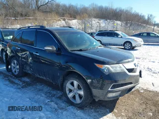 2013 Acura MDX with VIN 2HNYD2H22DH503405, listed as a IAAI auction lot 41630266 with 129,294 mi miles. Bid and sale history available at carsss.com. Image 1.