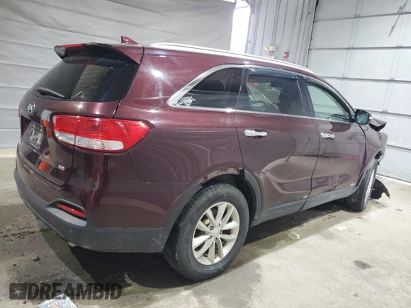 2017 Kia Sorento LX with VIN 5XYPGDA39HG328484, listed as a Copart auction lot 52297085 with Not provided miles and Salvage title. Bid and sale history available at DreamBid. Image 3.