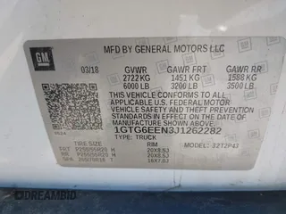 2018 GMC Canyon 4WD Denali with VIN 1GTG6EEN3J1262282, listed as a IAAI auction lot 41346221 with 104,348 mi miles. Bid and sale history available at carsss.com. Image 9.