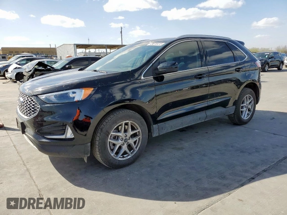 2024 Ford Edge SEL with VIN 2FMPK4J94RBA17047, listed as a Copart auction lot 49618415 with 21,047 mi miles and Salvage Title. Bid and sale history available at carsss.com. Image 1.