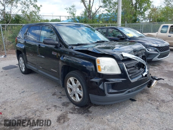 2017 GMC Terrain SLE with VIN 2GKALMEK8H6157764, listed as a IAAI auction lot 41879423 with 95,745 mi miles. Bid and sale history available at carsss.com. Image 20.