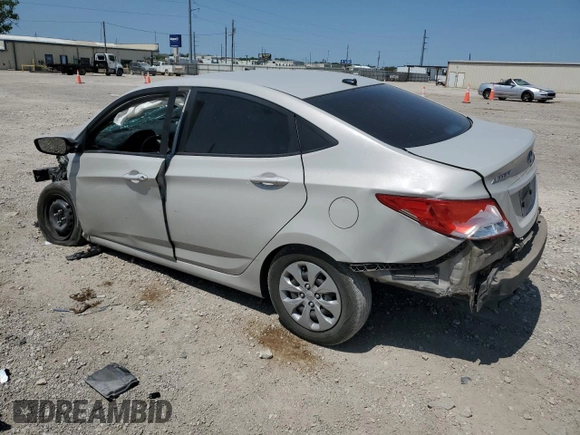 2016 Hyundai Accent SE with VIN KMHCT4AE5GU143899, listed as a Copart auction lot 53070955 with 147,365 mi miles and Salvage Title. Bid and sale history available at DreamBid. Image 2.
