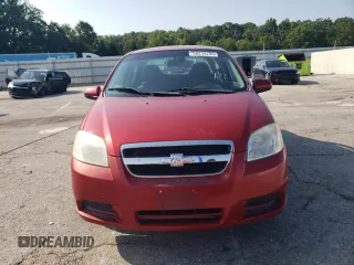 2010 Chevrolet Aveo 1LT with VIN KL1TD5DEXAB118316, listed as a Copart auction lot 58219795 with 63,305 mi miles and Salvage title. Bid and sale history available at DreamBid. Image 5.