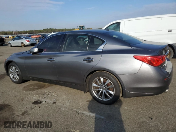 2017 Infiniti Q50 2.0t Sport with VIN JN1CV7AR2HM681807, listed as a Copart auction lot 79299294 with 61,816 mi miles and Salvage Title. Bid and sale history available at carsss.com. Image 2.