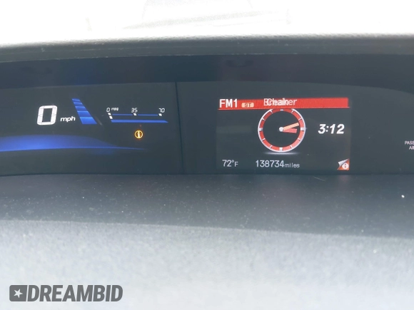 2014 Honda Civic Sedan LX with VIN 19XFB2F55EE029480, listed as a IAAI auction lot 42039784 with 138,734 mi miles. Bid and sale history available at carsss.com. Image 7.