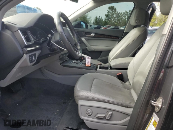 2019 Audi Q5 Premium with VIN WA1ANAFY4K2091932, listed as a Copart auction lot 57597415 with 66,430 mi miles and Salvage title. Bid and sale history available at DreamBid. Image 7.